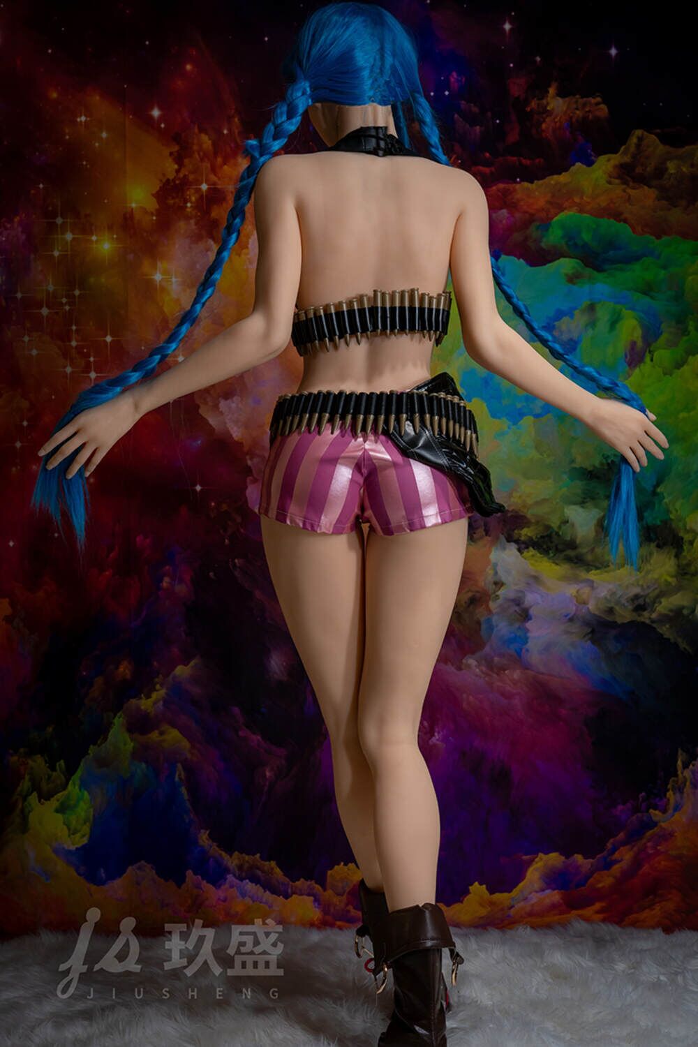 Bambola del sesso con testa in silicone con coppa C da 168 cm / 5 piedi - Rikki