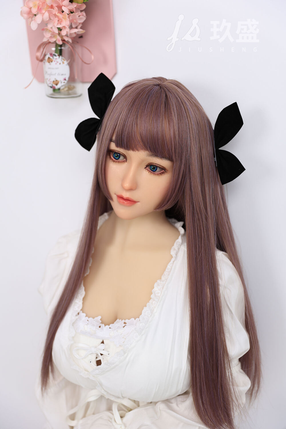 JIUSHENG DOLL 150cm/4ft11 D-cup Testa in silicone Bambola sessuale – Shirley