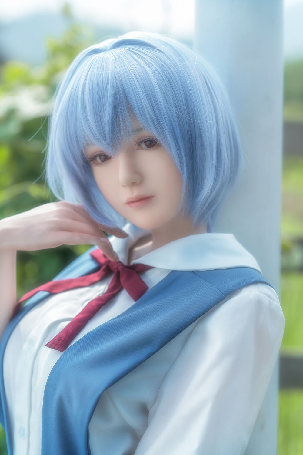 GAME LADY 156cm/5ft1 F-cup Silicone Sex Doll   Rei Ayanami