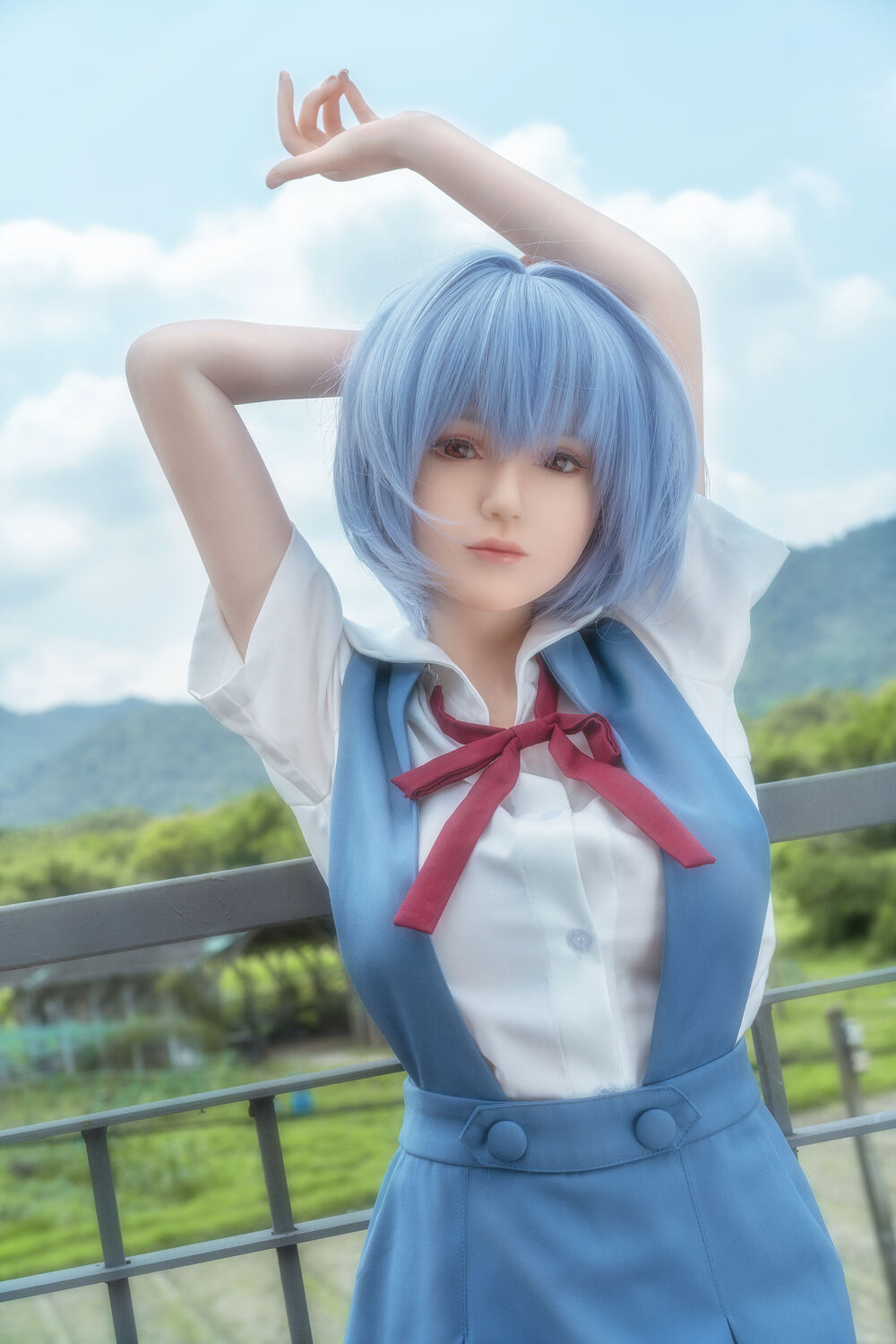 GAME LADY 156cm/5ft1 F-cup Bambola sessuale in silicone Rei Ayanami