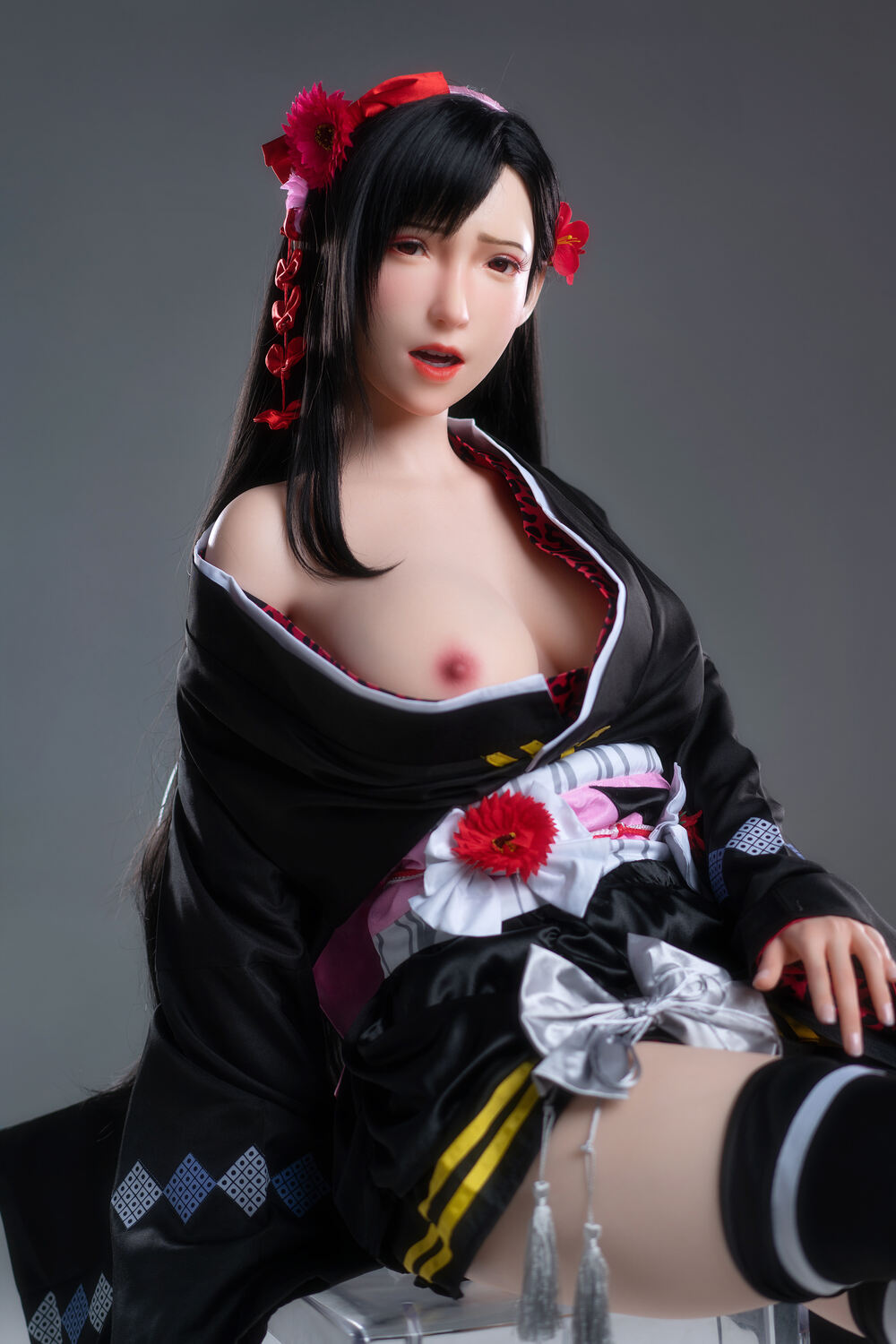 GAME LADY 165cm/5ft5 G-cup Silicone Sex Doll   Tifa