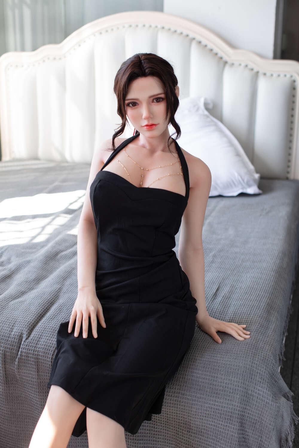 Starpery Doll Muñeca sexual con cabeza de silicona D-Cup de 171 cm (5 pies 7) - Julie