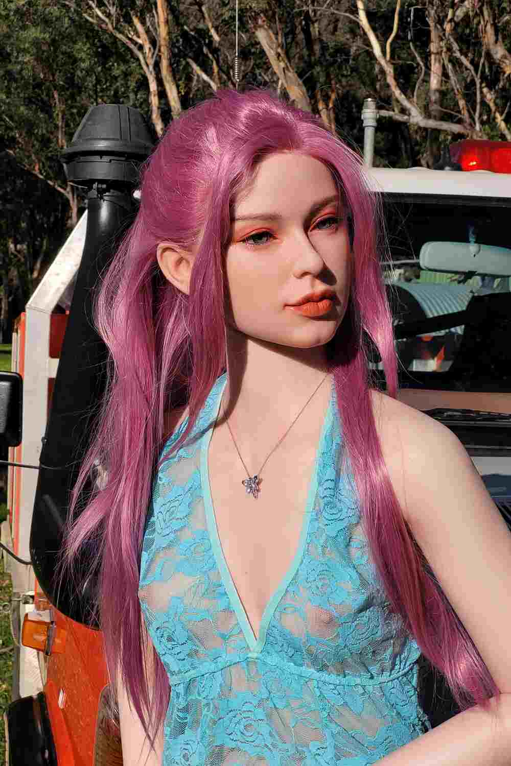 Starpery Doll Muñeca sexual con cabeza de silicona A-Cup de 171 cm (5 pies 7) - Erica Gabriel