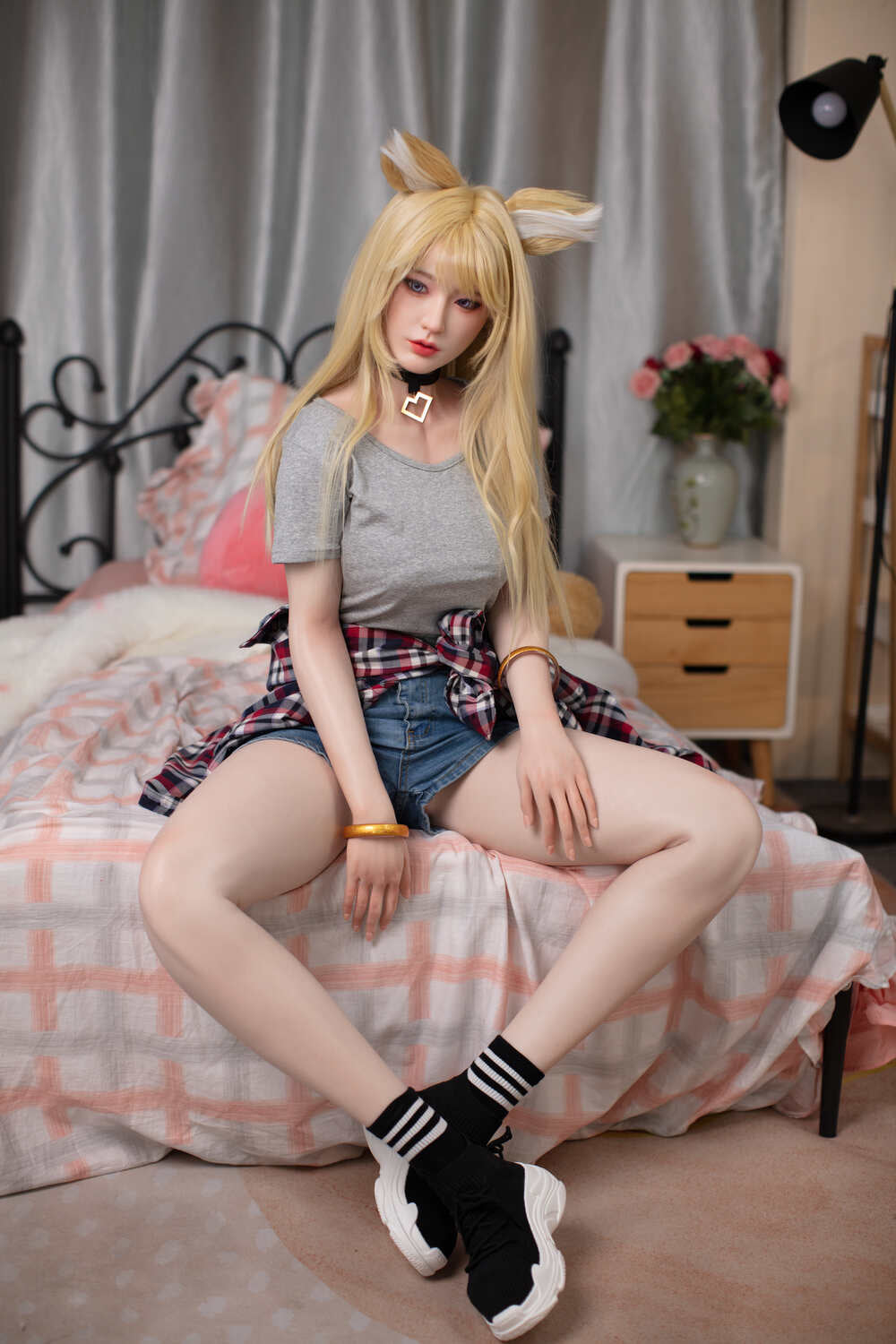 Starpery Doll 171 cm D-Cup Bambola sessuale con testa in silicone - June Louise