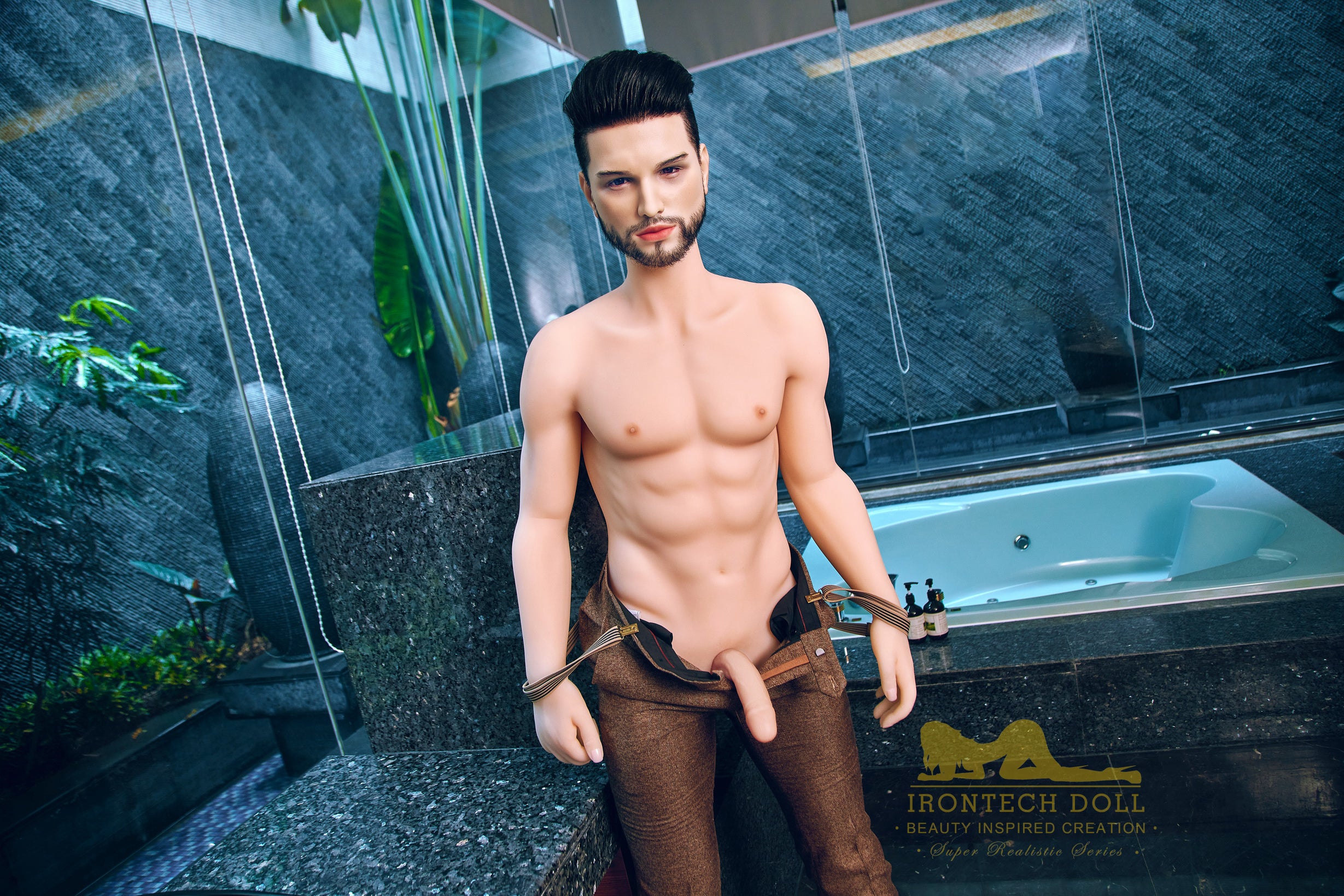 Irontech 162cm Male Doll TPE Body+ Silicone Head Kevin