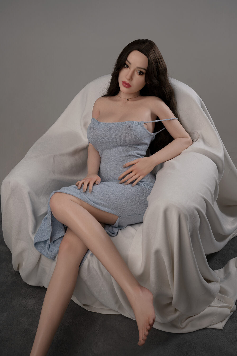 Zelex Doll Muñeca sexual de silicona con copa F de 165 cm (5 pies 5) - Judd