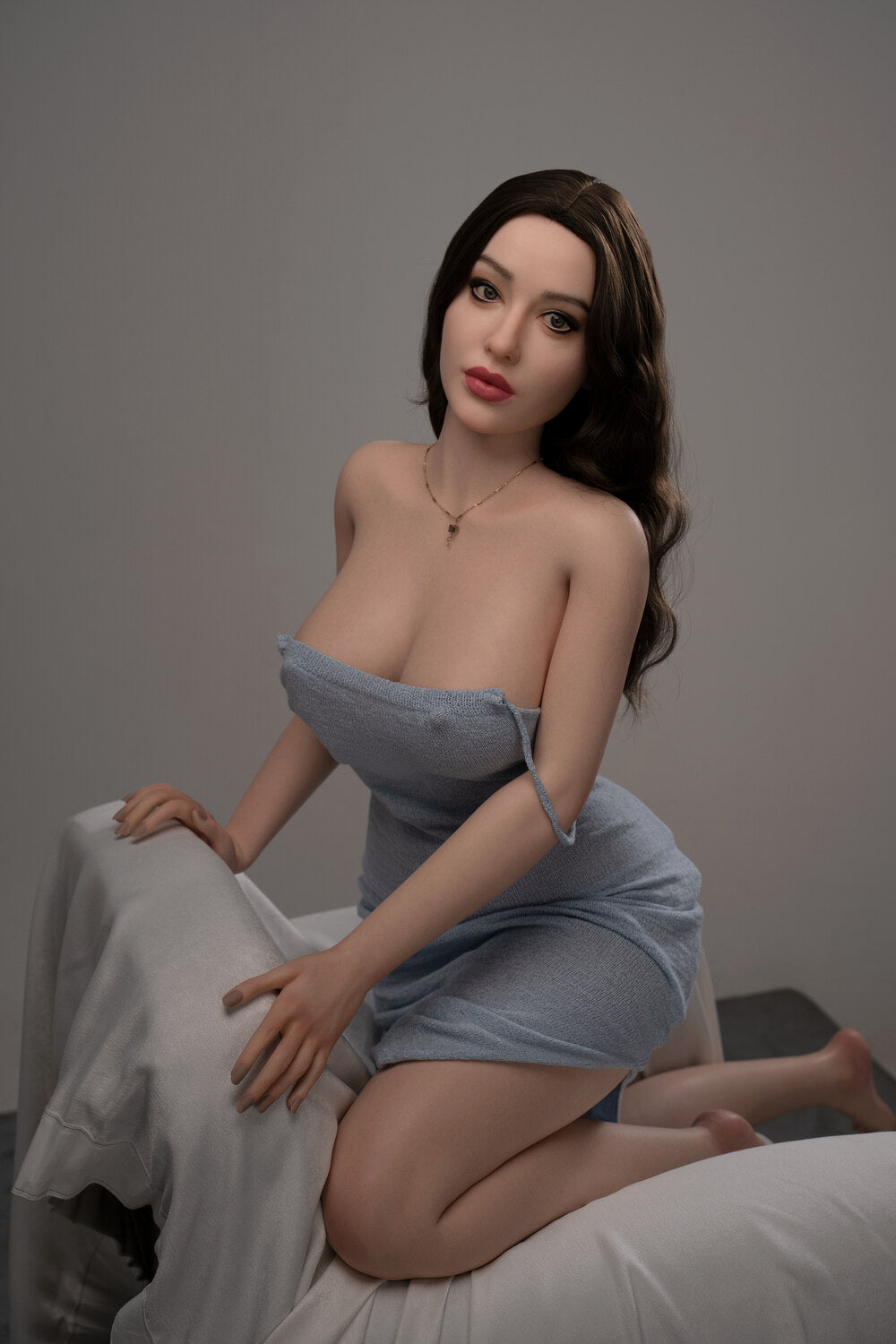 Zelex Doll Muñeca sexual de silicona con copa F de 165 cm (5 pies 5) - Judd