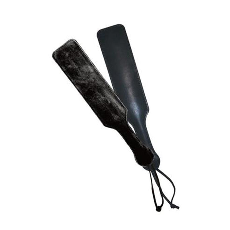 Leather Paddle with Black Fur Side